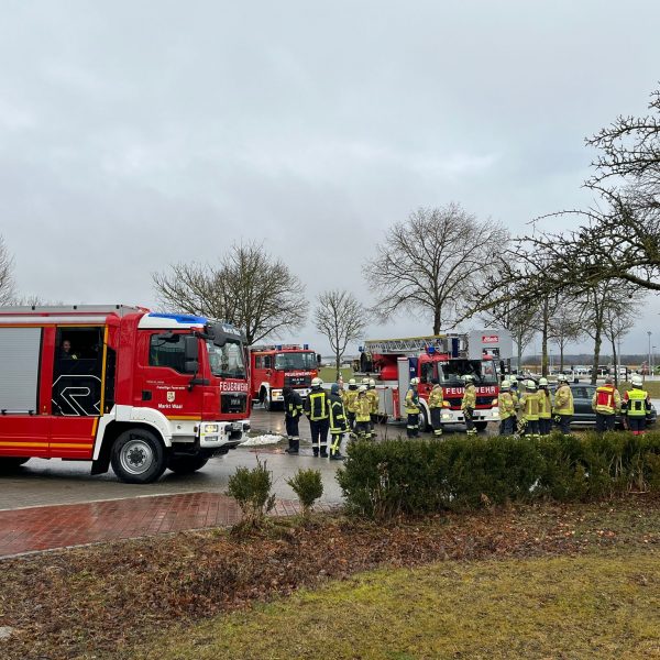 Dachstuhlbrand Leeder 08.01.2025