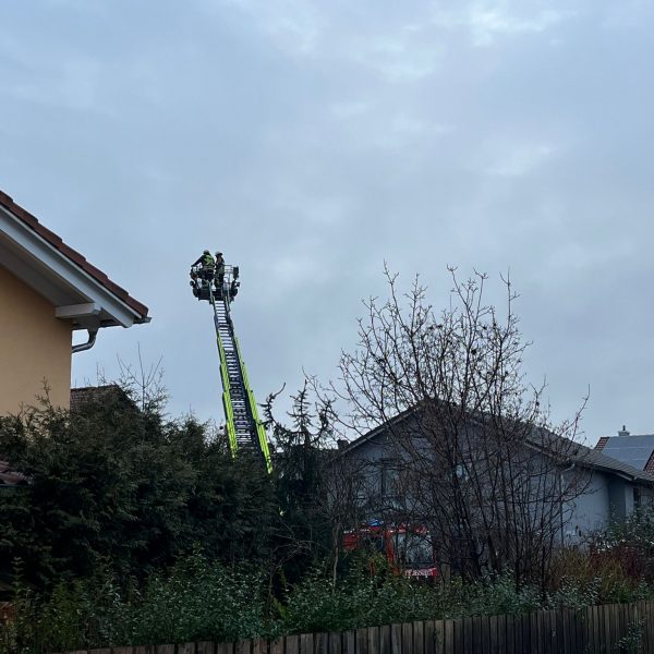 Dachstuhlbrand Leeder 08.01.2025